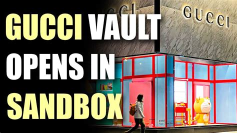 Gucci Vault Opens In The Sandbox, Bringing Luxury Fashion